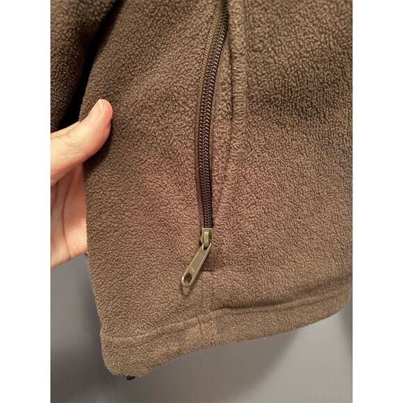 Columbia Men's XL Brown Full Zip Fleece Jacket Casual Outdoor Standard - Picture 3 of 8